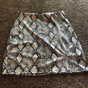Windsor Snakeskin Skirt